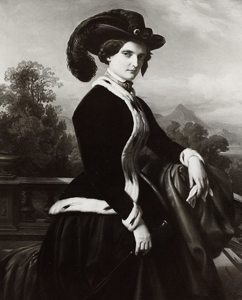 Portrait d'Amalie Cockerill, 1848, Karl Ferdinand Sohn