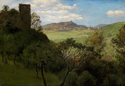 View of Falkenstein in the Taunus, 1880, Hans Thoma