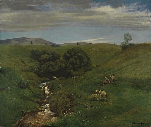 Pré en Forêt-Noire près de Bernau, 1874, Hans Thoma