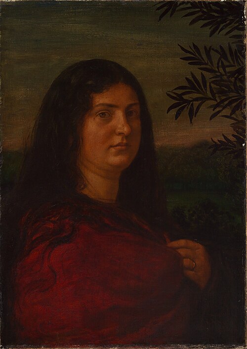 Portrait of Mrs. Cella Thoma, 1883, Hans Thoma