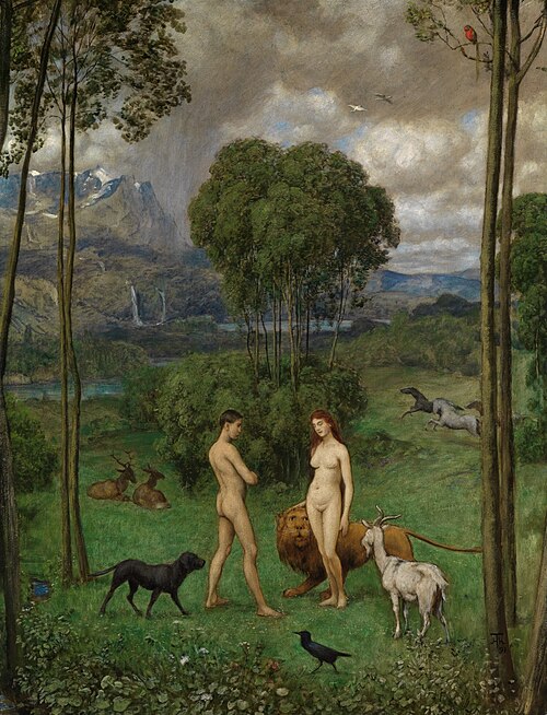 Im Paradies, 1891, Hans Thoma
