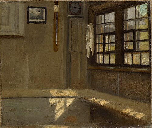 Zimmerecke in Bauernhaus, 1861, Hans Thoma