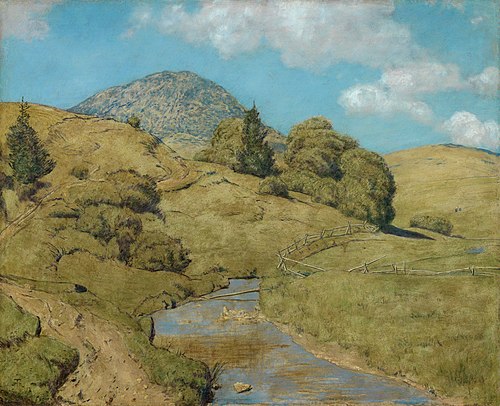 The Blössling near Bernau, 1912, Hans Thoma
