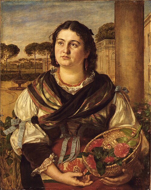 The gardener, 1881, Hans Thoma