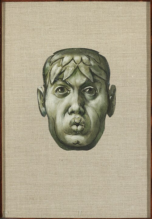 Blowing mask, , Hans Thoma