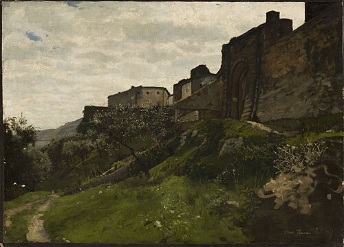 Fragment of defensive walls, , Hans Thoma