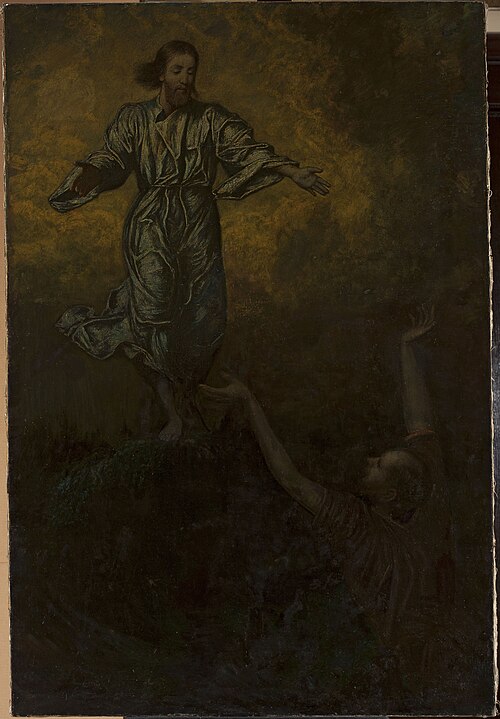 Christ and Saint Peter, , Hans Thoma
