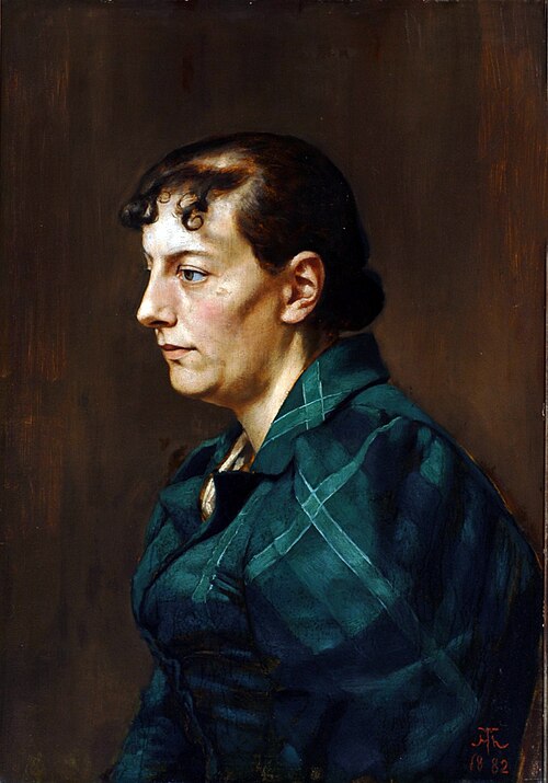Woman portrait, 1882, Hans Thoma