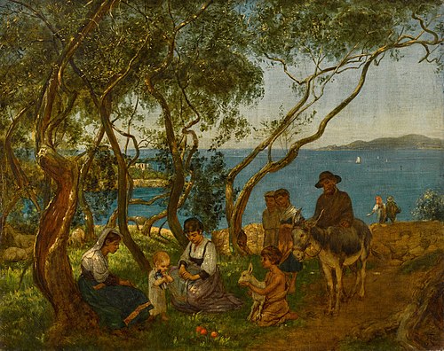 Lerici, 1880, Hans Thoma