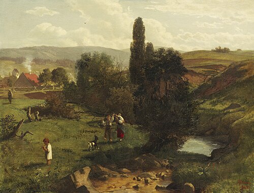 Black Forest landscape, 1867, Hans Thoma