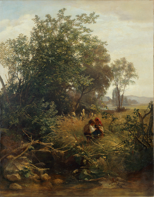 Matin d’été dans la vallée de Bernau, 1863, Hans Thoma