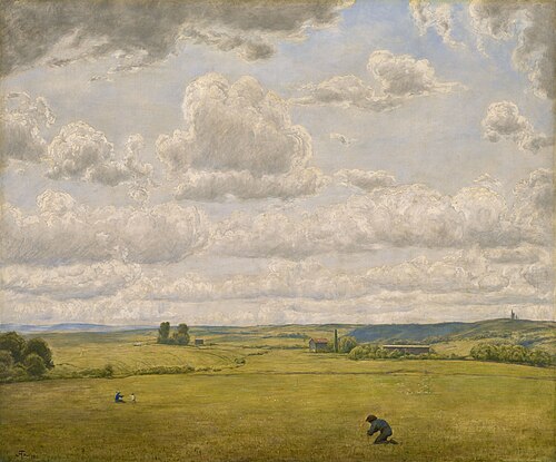 Paysage du plateau de la Baar, 1911, Hans Thoma