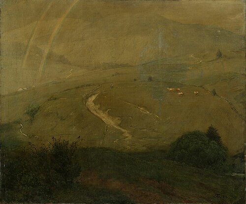 Regen im Schwarzwald, 1882, Hans Thoma
