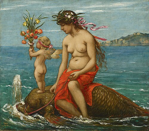 Durch die Fluten, 1889, Hans Thoma