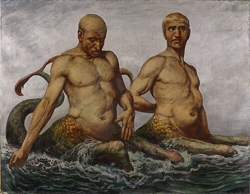 Meermänner, 1900, Hans Thoma