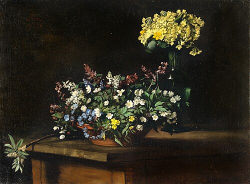 Fleurs de printemps, 1876, Hans Thoma