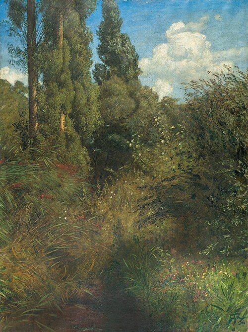 Lowlands on the Rhine, 1896, Hans Thoma