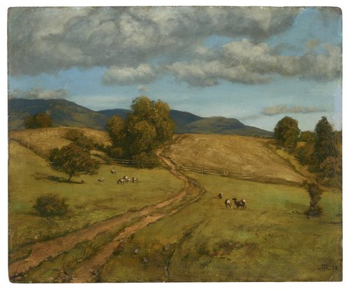 Black forest hights on a cloudy day, 1888, Hans Thoma