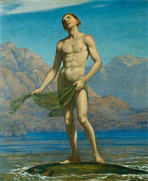 Der Bergsee, 1900, Hans Thoma