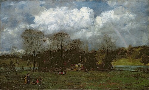 Early Spring, 1868, Hans Thoma
