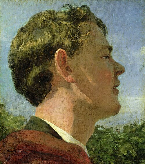 The Artist's Cousin, 1860, Hans Thoma