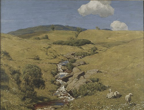 View from the Black Forest, 1893, Hans Thoma