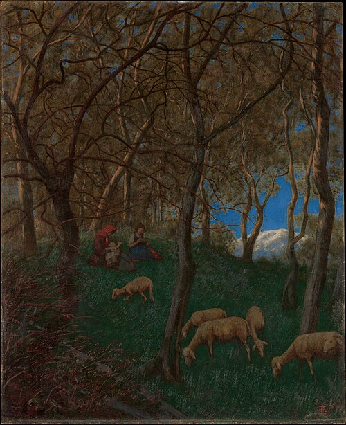 At Lake Garda, 1907, Hans Thoma