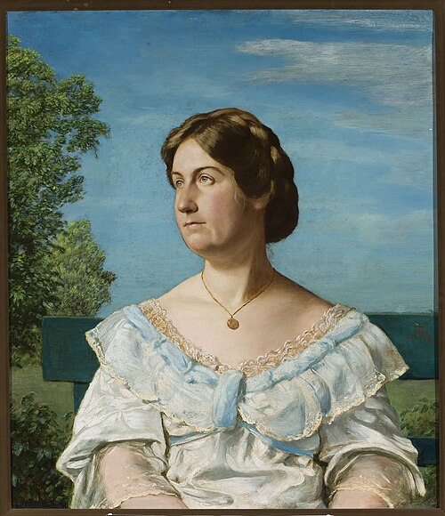 Portrait of the artist's adopted daughter - Elli Blaue., 1903, Hans Thoma