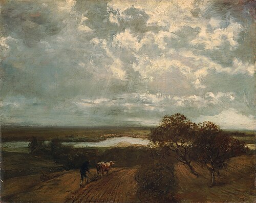 Landscape of the river Main, 1875, Hans Thoma