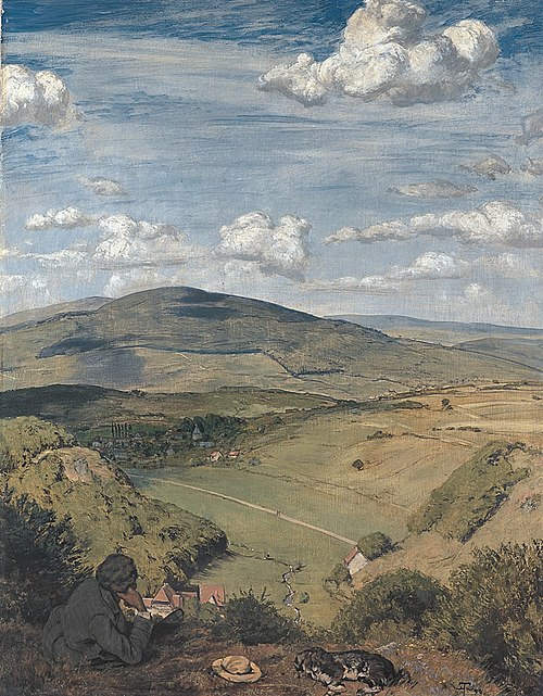 Taunus landscape, 1890, Hans Thoma