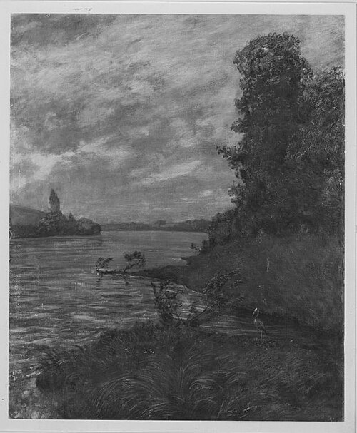 Landschaft am Rhein, 1899, Hans Thoma