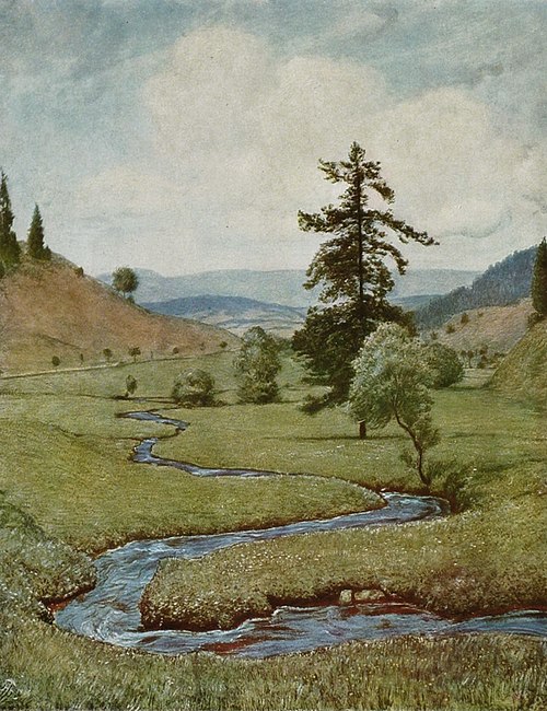 The wandering streamlet, 1906, Hans Thoma