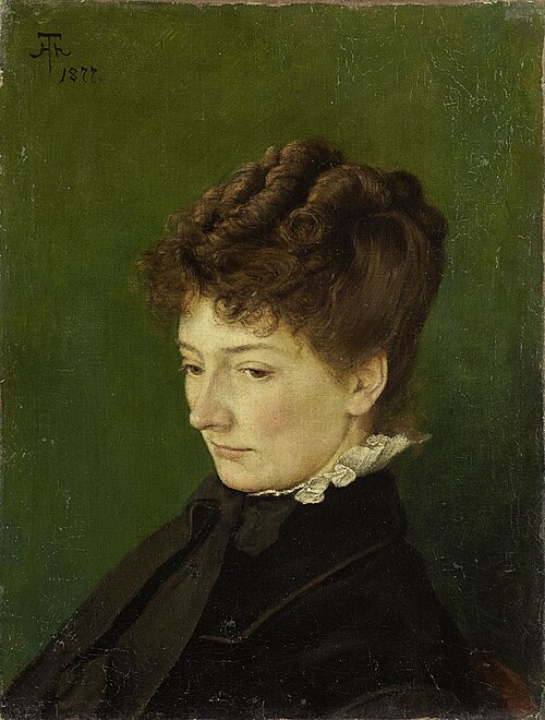 Portrait of Ida Müller, née Scholderer, 1877, Hans Thoma