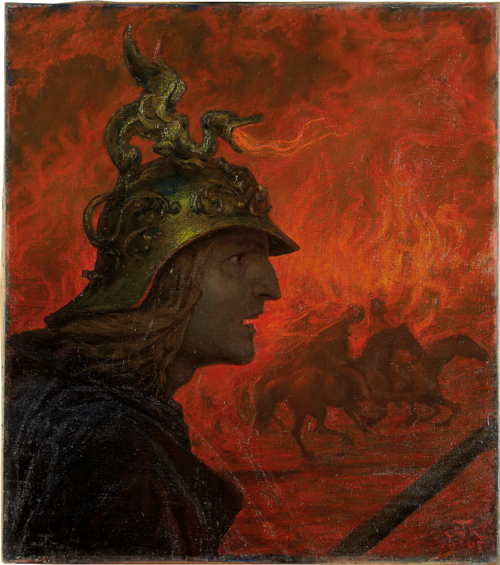 The War, 1907, Hans Thoma