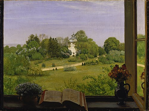 "Die Öd" View of Holzhausenpark, 1883, Hans Thoma