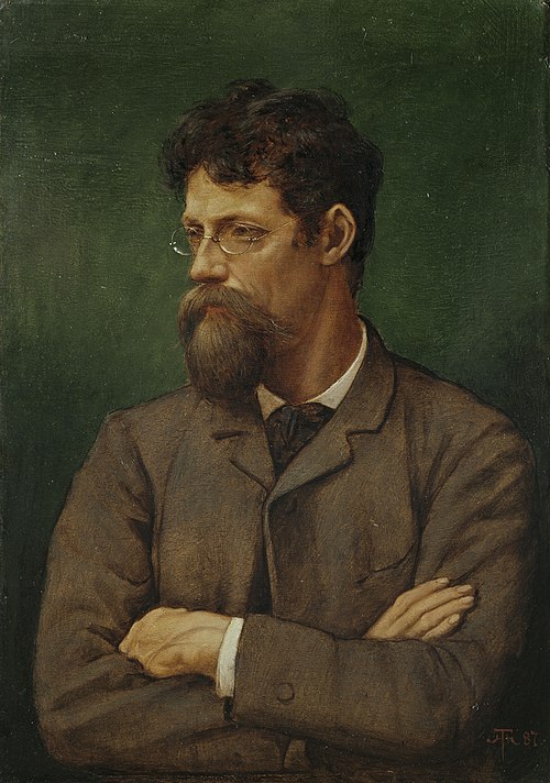 Der Maler Albert Lang, 1887, Hans Thoma