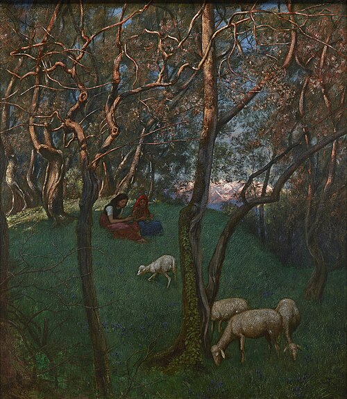 Olive Grove at Lake Garda, 1897, Hans Thoma