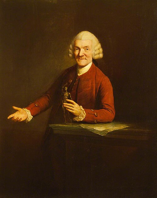 Dr William Hunter (1718–1783), 1769, Mason, the elder Chamberlin