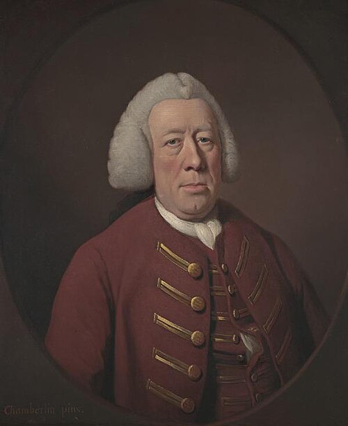 George Udney, 1764, Mason, the elder Chamberlin