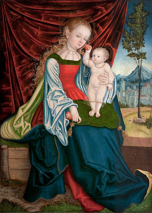 Madonna with Child, 1525, Master IW