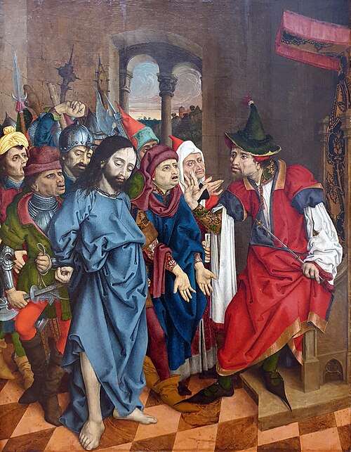 Christ before Pilate, 1480, Maître L. Cz.