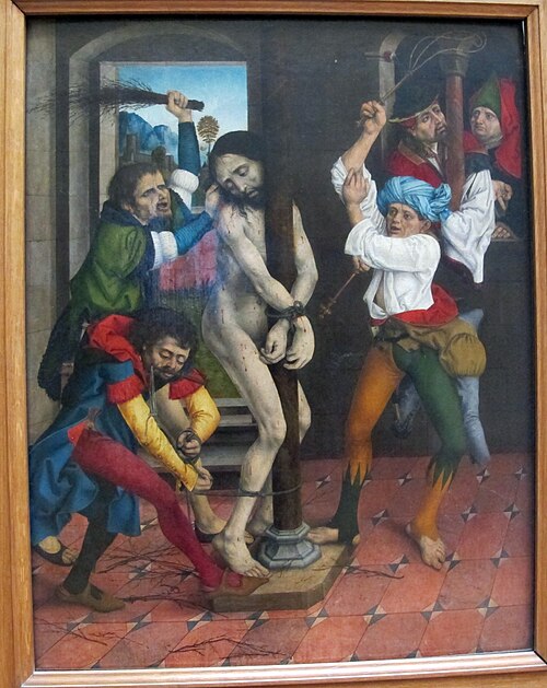 La Flagellation du Christ, 1487, Maître L. Cz.