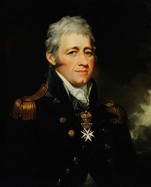 Rear Admiral Sir Home Popham (1762–1820), , Mather Brown