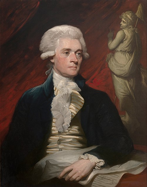 Thomas Jefferson, 1786, Mather Brown