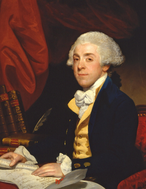 William Temple Franklin painting, 1782, Mather Brown