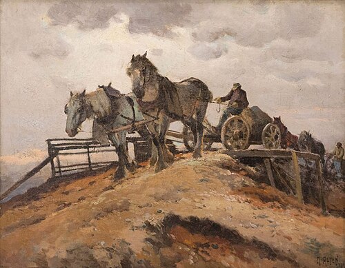 The Gravel Pit, 1909, Mathias Joseph Alten