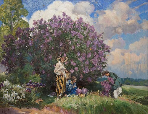 The Striped Skirt, 1917, Mathias Joseph Alten