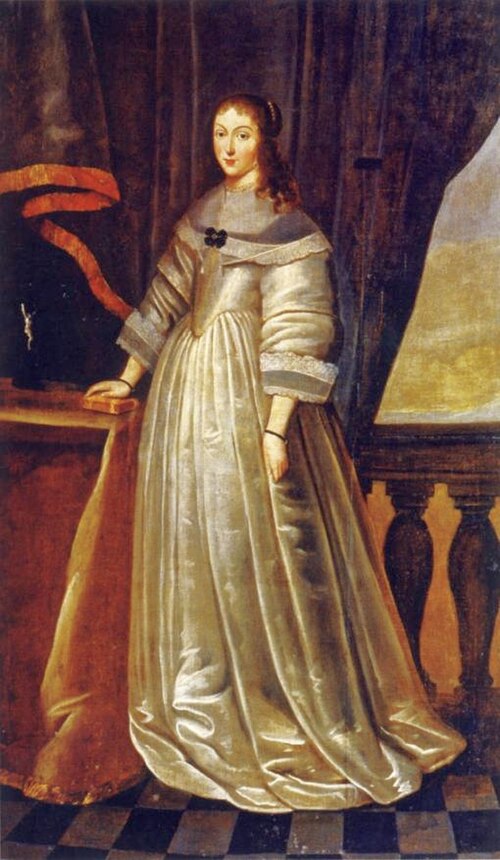 Porträt der Anna Oświęcimówna, 1647, Mathias Czwiczek