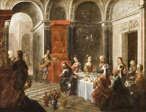 Las bodas de Caná, , Matías de Arteaga y Alfaro