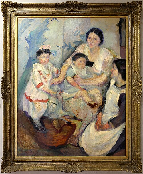 gruppo di famiglia, 1913, Armando Spadini